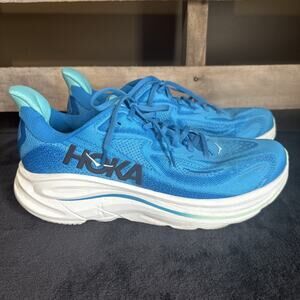 Hoka One One Clifton 10 Men’s Size 12.5 D Blue Sneakers